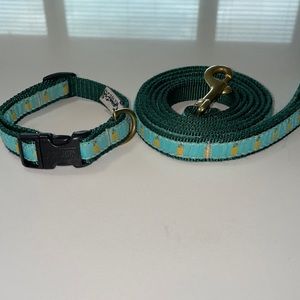 Harness and collar set! Pineapple pattern